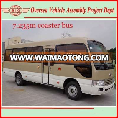 2015 newest gasoline coaster mini bus made in China